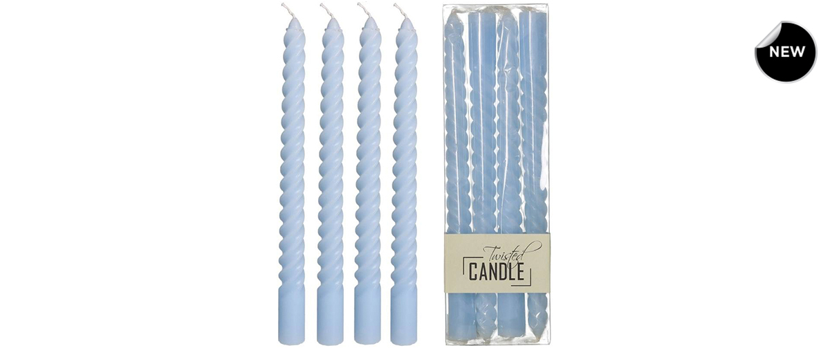 XET-9390 Candle Twisted Blue 26x3x8cm NEW.jpg